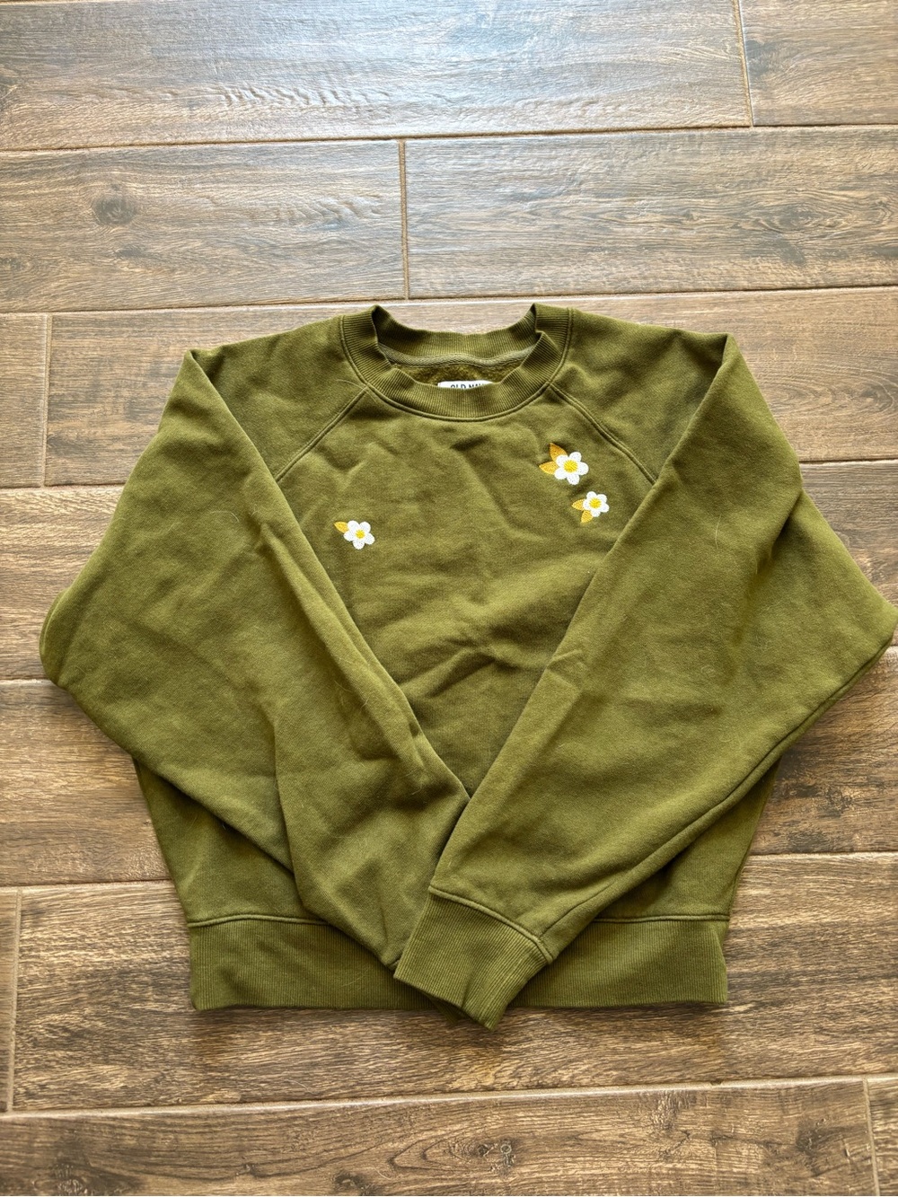 Old Navy Olive Crewneck Sweatshirt